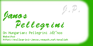 janos pellegrini business card